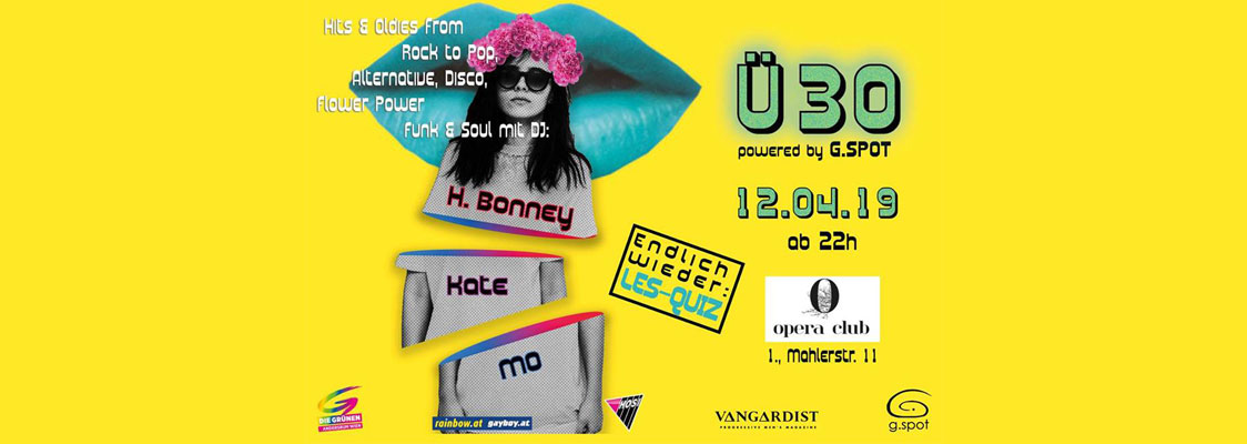 G Spot U 30 Party Powered By G Spot 12 04 19 Neu Vangardist Magazine